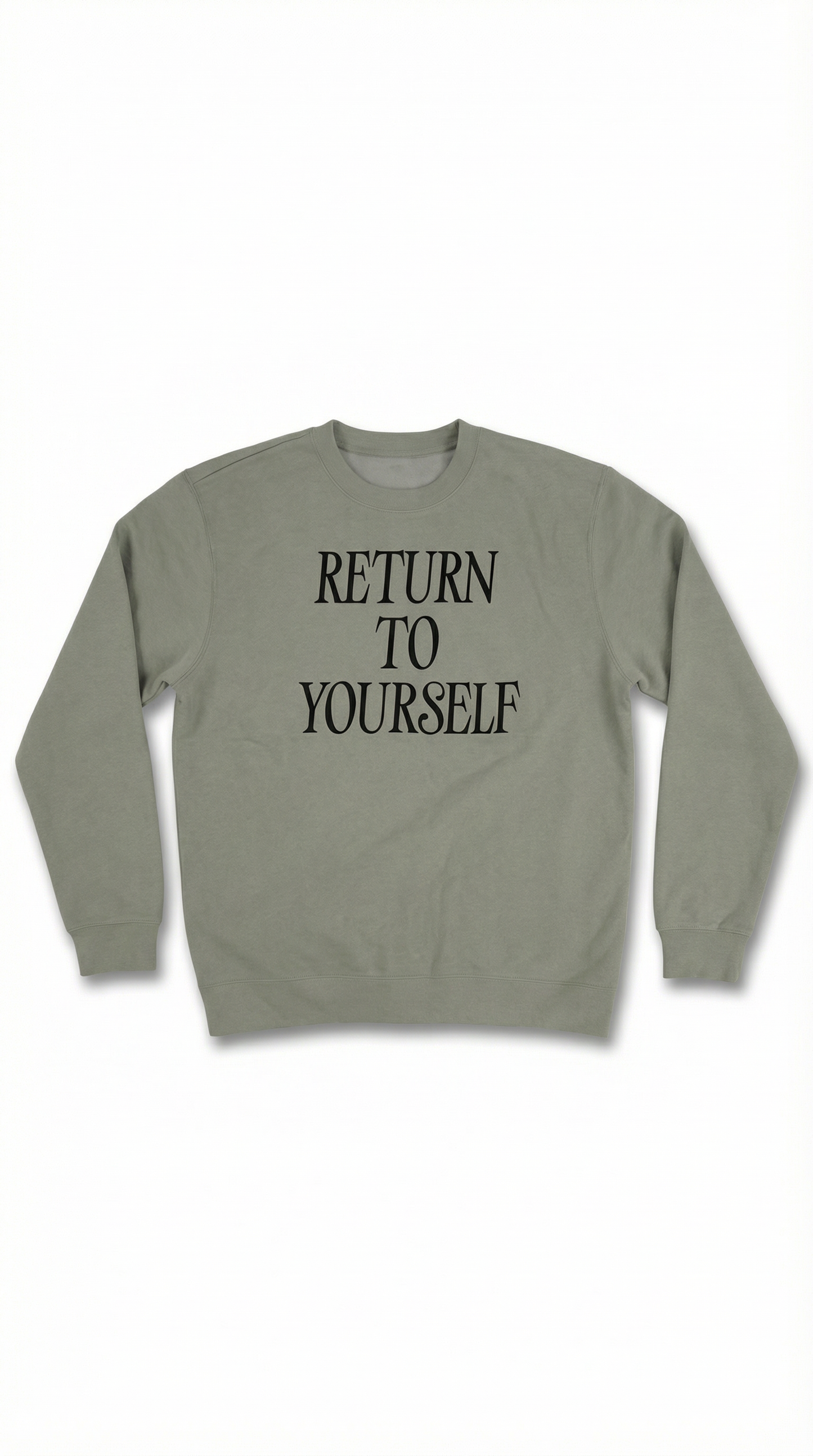 Return to Yourself Sweatshirt-Dusty Sage
